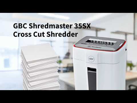 GBC ShredMaster 35SX 辦公室碎紙機 介紹影片