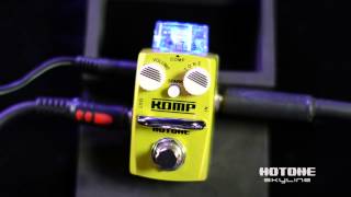 Video thumbnail for Hotone Skyline Series KOMP Optical Compressor Pedal | Quicklook by Sam Ash Music