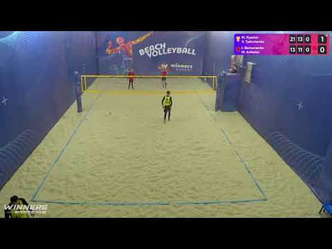 15:10 M. Kyselov / V. Tyshchenko - I. Romanenko / M. Anhelov 09.02.2023 | Winners Beach Volleyball