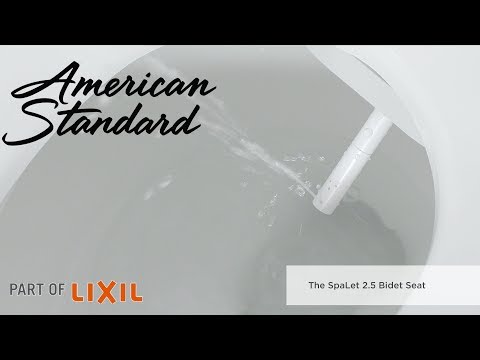 Advanced Clean® 2.5 Electric SpaLet® Bidet Seat With Remote Operation // WHITE // YouTube Video
