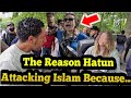 The Reason Hatun A.... Islam because....! Shamsi & Lady - Speaker's corner