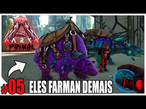 ARK Primal Extinction #5 - FABLED DOEDICURUS E FABLED ANKYLO OS BIXOS DO FARM
