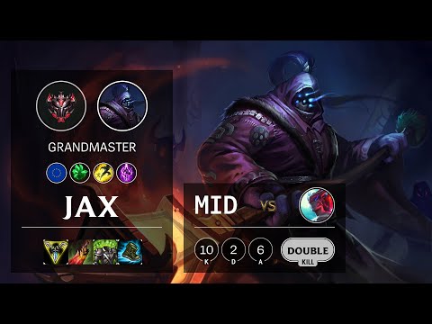 Jax Mid vs Yone - EUW Grandmaster Patch 10.18