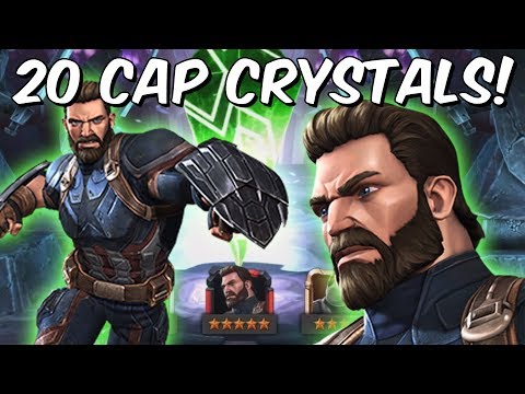 20x 5 Star Captain America Infinity War Grandmaster Crystal Opening! - Marvel Contest Of Champions