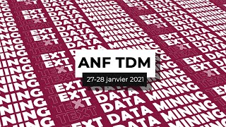 ANF TDM 2020 - La cartographie documentaire