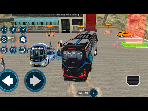 Bus Driving Games 2025 | Offroad Coach Bus Driving | Real Bus Drive Simulator - Android GamePlay