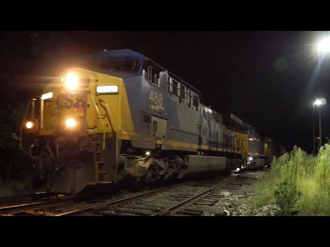 Trio of CSX AC44s Lead M426 Down the Worcester Main! [8-21-22]