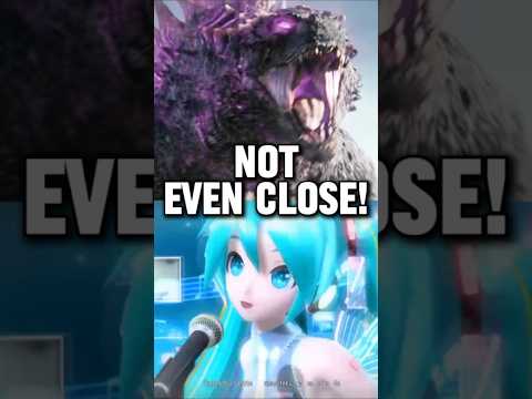 Why Godzilla VS Hatsune Miku ISN’T EVEN CLOSE! #anime #miku #hatsunemiku #godzilla #fortnite #vs #dc