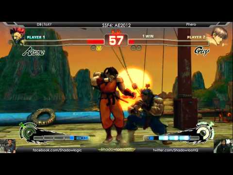 SNL // AE 2012 // Grand Final - DB|ToXY [Akuma] Vs Phero [Guy]