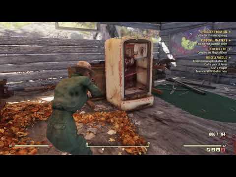 Fallout 76 Part 68 - Twin Pines Cabin - 60fps First Time Play No Commentary