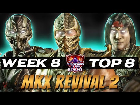 Champions of the Realms: MKX S2 WEEK 8 TOP 8 🔥 Insane Tournament Matches!