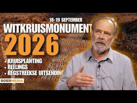 Witkruis Monument Kruisplanting 2026 – Kom gedenk saam