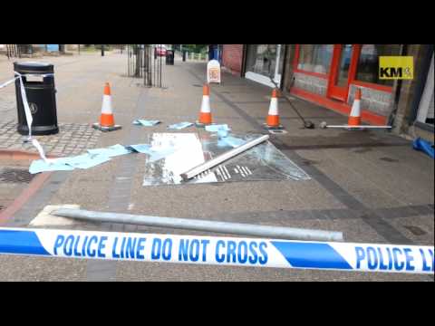 Car hits shop in Larkfield