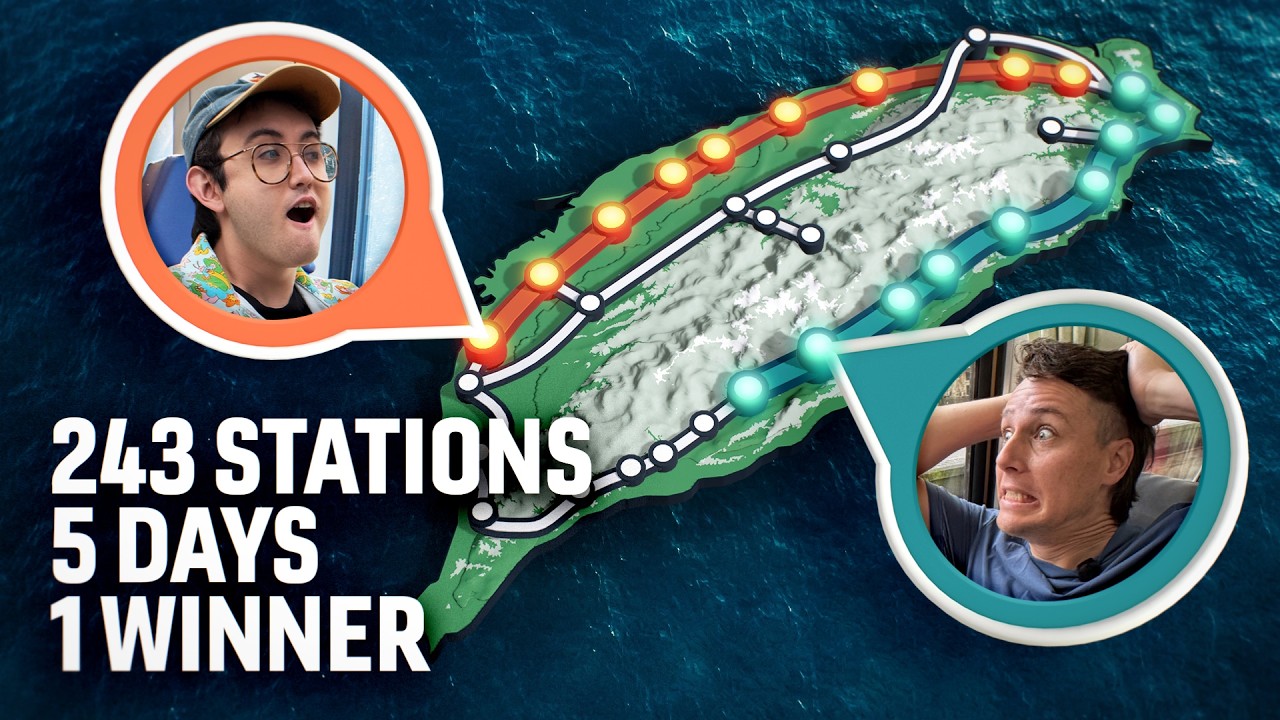 We Raced to Every Train Station in Taiwan