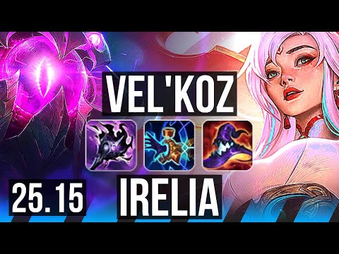 VEL'KOZ vs IRELIA (MID) | EUW Master | 25.15