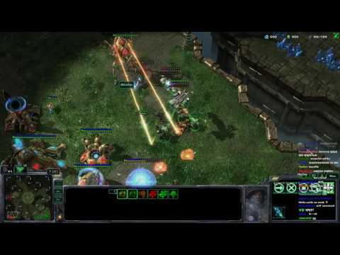 2 marines + 1 medivac vs. 1 collosus - ByuN micro