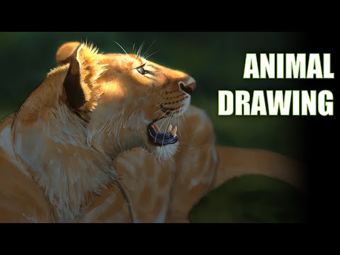 LIVE STREAM: World Art Day! Animal Drawing in Photoshop