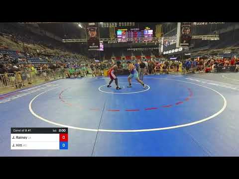 285 Lbs Consi Of 8 #1 - Jeremiah Rainey, Louisiana Vs Jayce Hitt, Missouri 2889