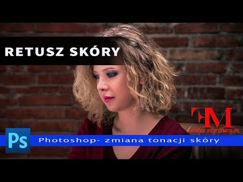 Zmiana tonacji skóry w zdjęciu portretowym - Retusz Photoshop