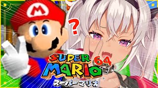 ┊スーパーマリオ64┊初見!! こんにちはスーパーマリオ64 #2【魔使マオ/にじさんじ】