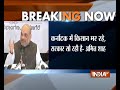 Karnataka Polls: BJP Chief Amit Shah addresses press conference in Davanagere