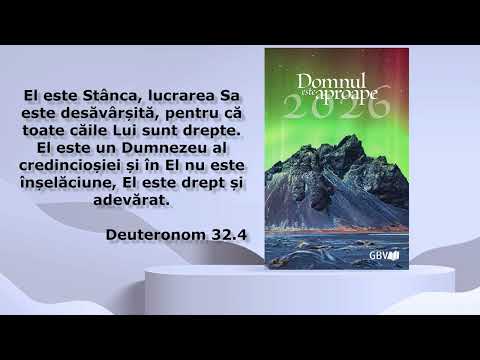 Dumnezeu este Stânca mea! - duminică, 27 septembrie