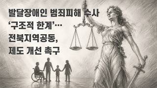 발달장애인 범죄피해 수사 ‘구조적 한계’…전북지역공동, 제도 개선 촉구