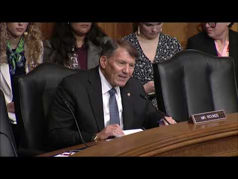 Rounds Questions Witness at Senate Committee on Indian Affairs Hearing
