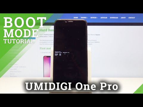 UMIDIGI One Pro Boot Mode | Bootloader Menu