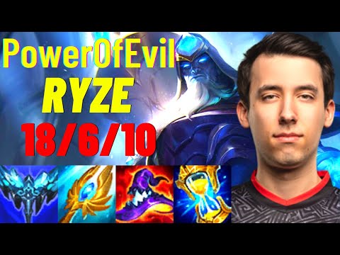 TSM PowerOfEvil PLAYS RYZE VS TRYNDAMERE |NA CHALLENGER PATCH 11.4| [League of Legends] FullGameplay