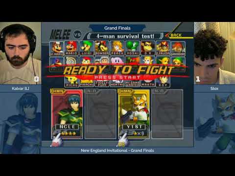 NE Melee Invitational 2018 - Kalvar [L] (Marth) vs. Slox [W] (Fox) - SSBM GF