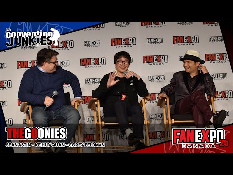 Goonies Cast Reunion: Sean Astin, Ke Huy Quan, Corey Feldman Fan Expo Canada 2019