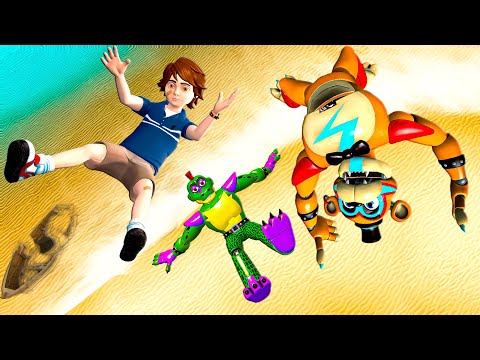 FNAF 9 Security Breach: Ragdoll Jumps & Falls - [GMOD] ep.88