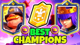Top 5 BEST CHAMPION CARDS That You Should UPGRADE In Clash Royale 2024!