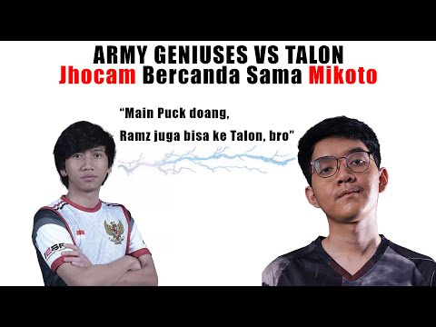 Jhocam Bercanda Sama Mikoto (feat Ramzi) - ARMY GENIUSES VS TALON
