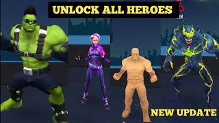 Spider Fighter 3 New Update Android Gameplay Walkthrough - Unlocking All Heroes In spider Fighter 3