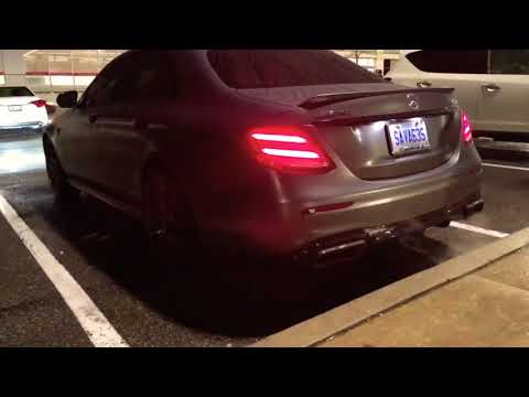 Akrapovic Exhaust + Eurocharged Canada Burble Tune on a 2018 E63s