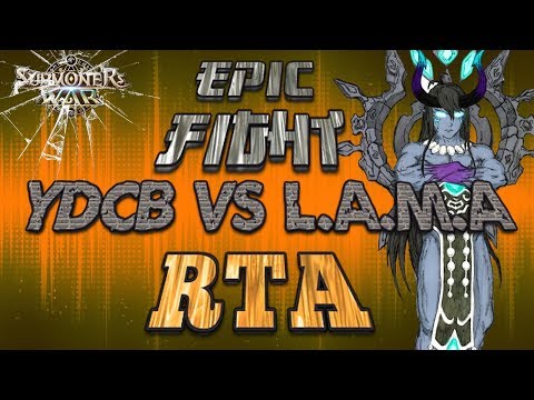 Summoners War YDCB VS L.A.M.A Guardian RTA players
