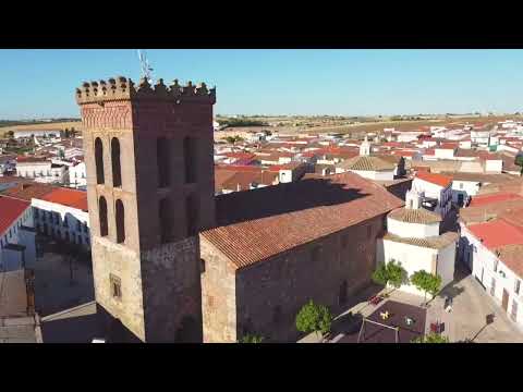 Valencia del Ventoso desde el aire