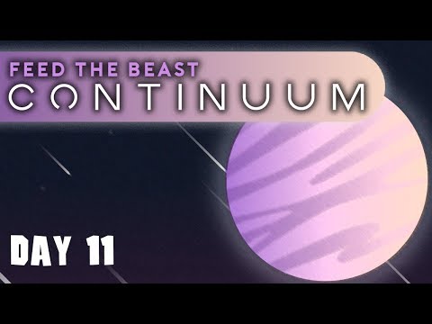 Minecraft FTB Continuum - Day 11 - Giant Mine and Water Wheel