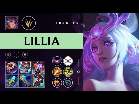 Lillia Jungle vs Lee Sin - KR Master Patch 25.23