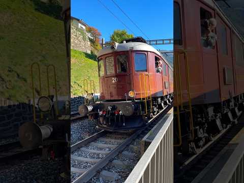 🔥 Historic mountain run! Ae 6/8 205 powers the special train through Eggerberg with full force! 🚂