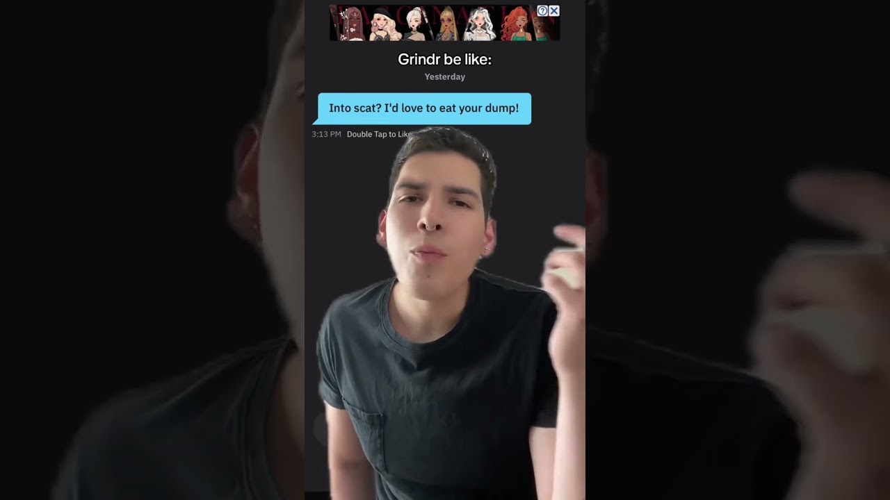 Grindr is wild lol #gay #gays #grindr #fail #wtf #shorts