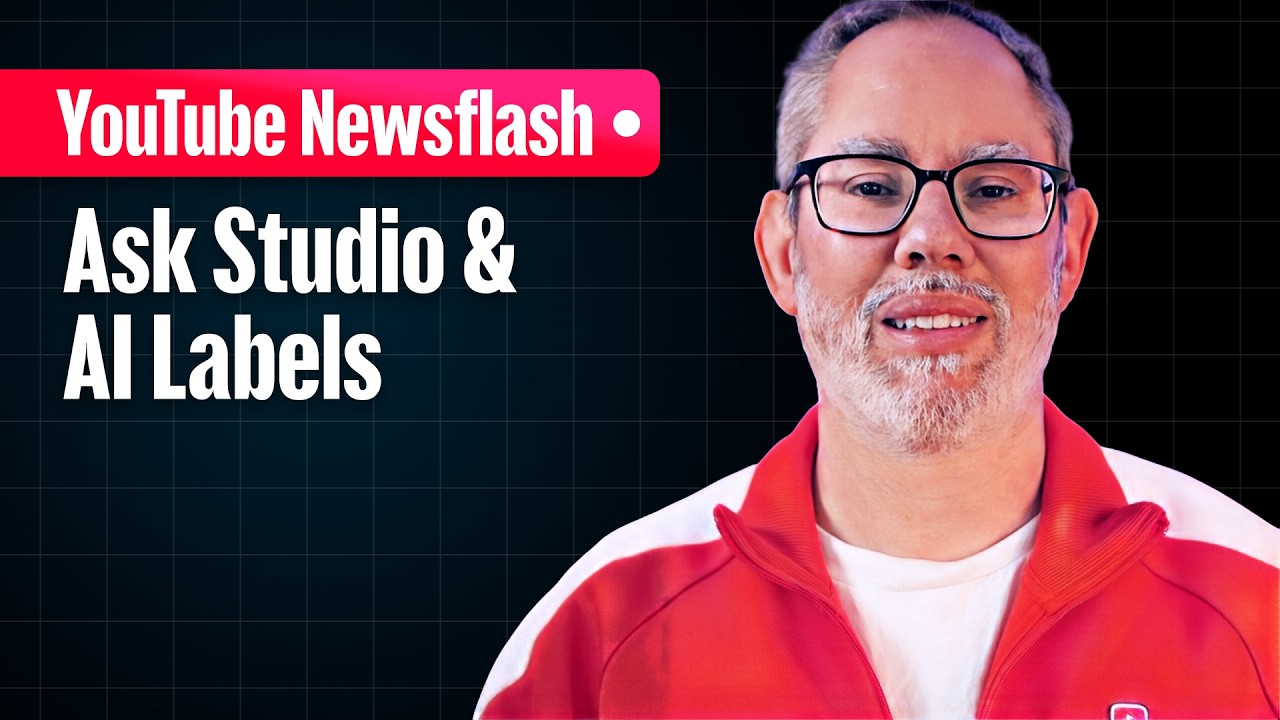 Ask Studio History, Nano Banana Effect Maker, AI Labels - YouTube Newsflash