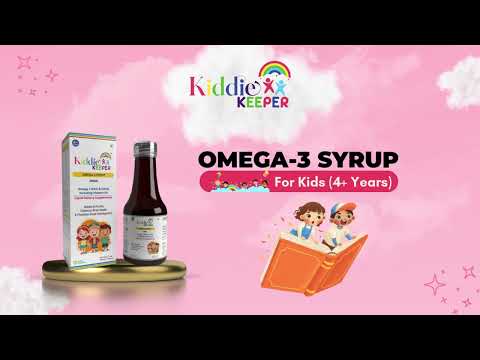 Kiddie keeper multivitamin and omega 3 syrup combo, 200 ml