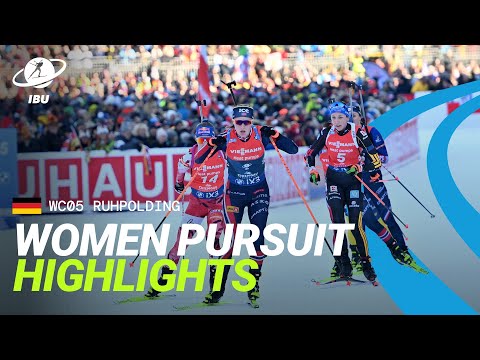 Misses, Comebacks and a Race Turned Upside Down | Women’s Pursuit Ruhpolding Highlights