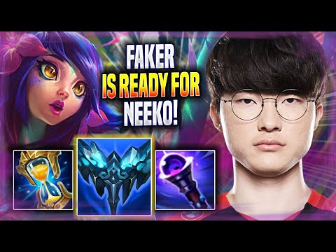FAKER IS READY FOR NEEKO! - T1 Faker Plays Neeko MID vs Ahri! | Season 2022