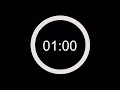Black screen timer - 1 Minute Countdown