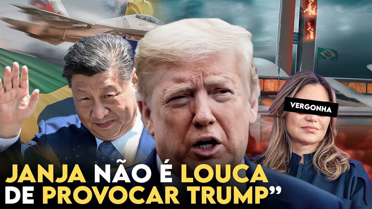 Alerta de TENSÃO: Donald Trump vai TAXAR o BRASIL! E agora?  (Felipe Dideus)