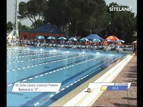Serie 17 dei 50 Stile Libero  Assoluti Femmine Master - 12 MEMORIAL ANDREA BETTIOL